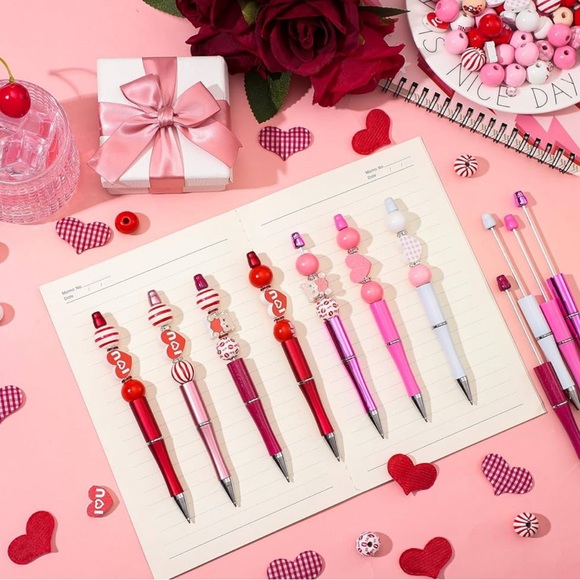 One 2 pc set Handmade Refillable Theme Pens - Picture 5 of 15